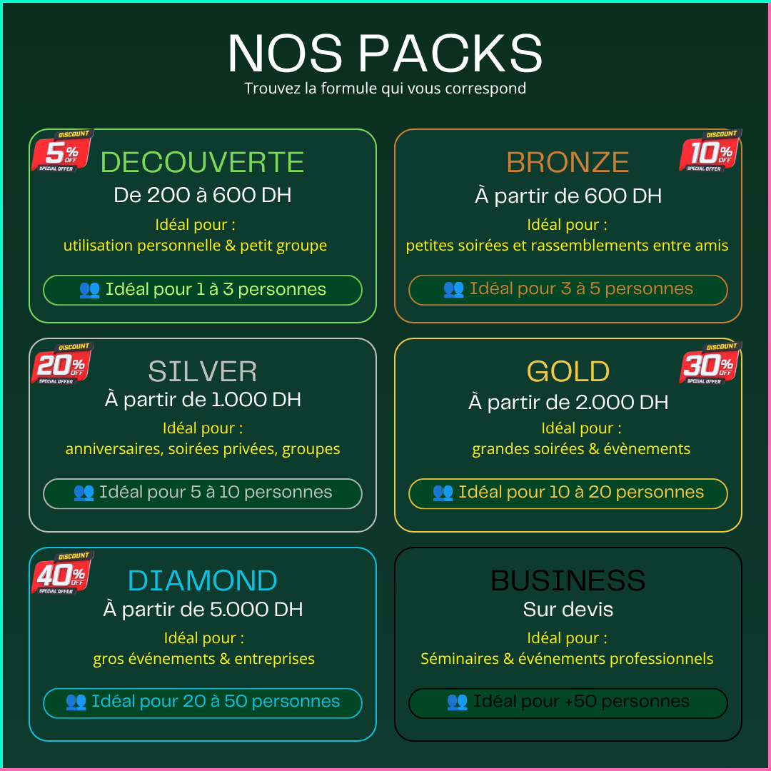 NOS PACKS EVENT
