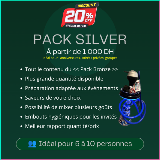 COMPOSEZ VOTRE PACK SILVER (1000 à 2000 DH) 🎁 DISCOUNT-20%