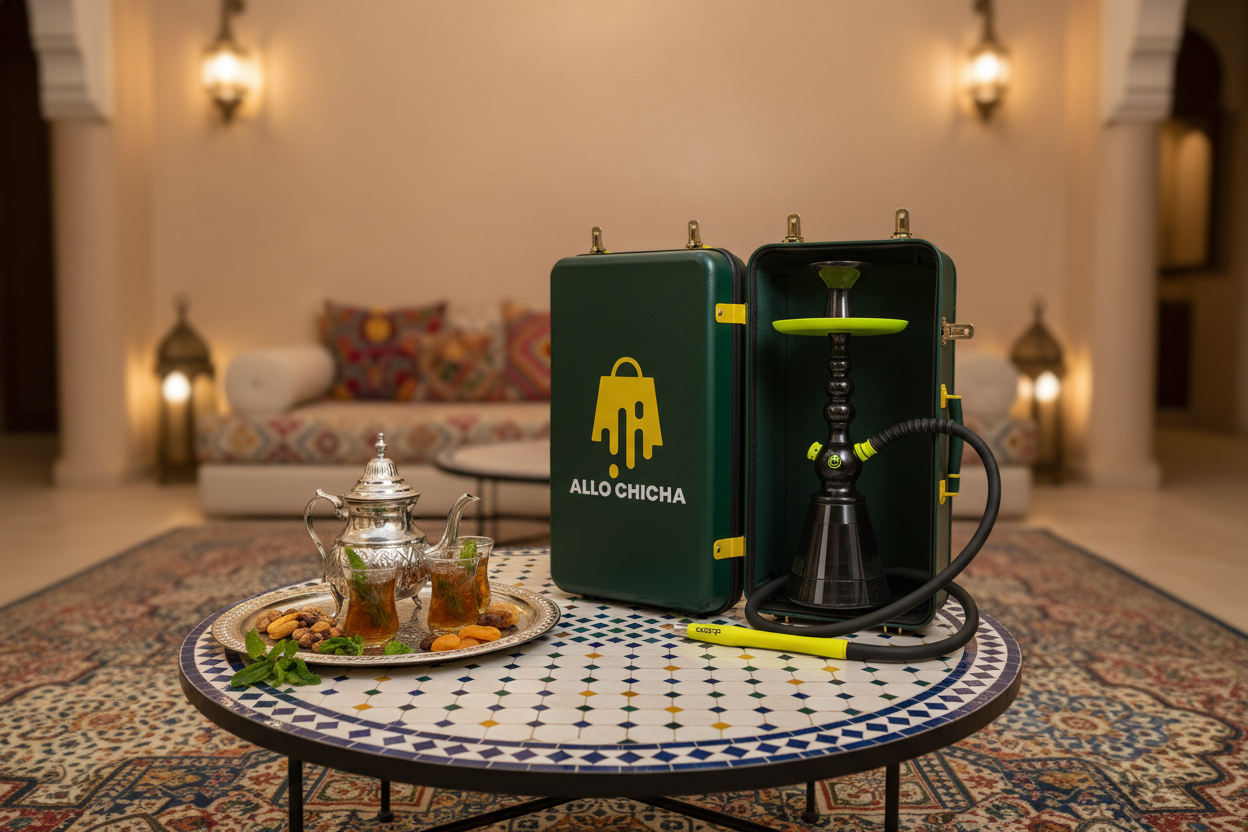 Chicha Black & Yellow dans valise Allo Chicha